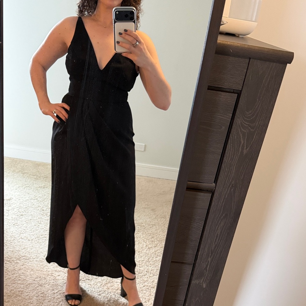 Aqua Black Maxi Dress